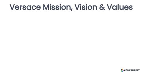 versace spa mission and vision|Versace Company Profile .